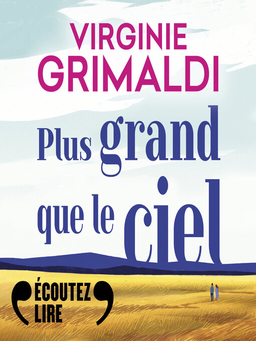 Cover image for Plus grand que le ciel